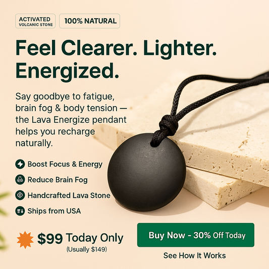 Lava Energize – The Pendant That Grounds & Protects